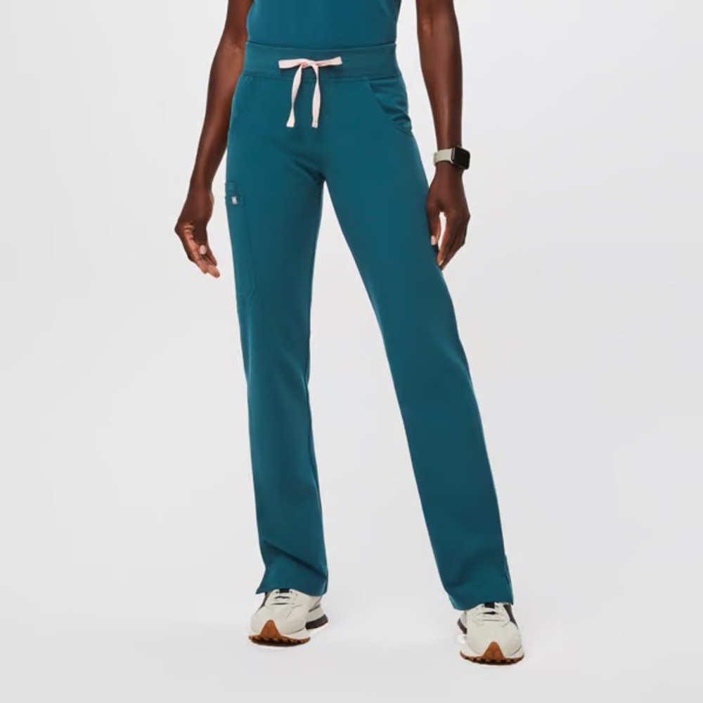 Figs Kade Cargo Pants XS Tall Caribbean Blue